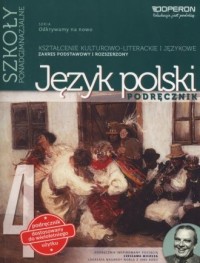 Język polski 4. Szkoły ponadgimnazjalne. - okładka podręcznika