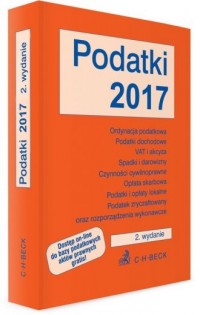Podatki 2017 - okładka książki