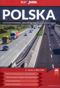 Polska atlas drogowy 1:800 000 - okładka książki