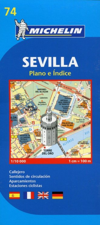 Sewilla mapa 1:10 000 - okładka książki