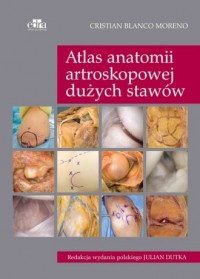 Atlas anatomii artroskopowej dużych - okładka książki