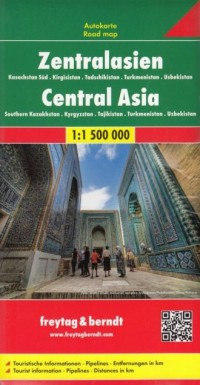Azja Środkowa Kazachstan Pd Kirgistan - okładka książki