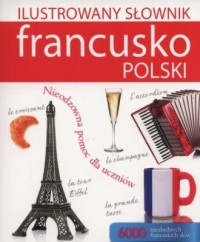 Ilustrowany słownik francusko-polski - okładka książki