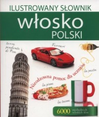 Ilustrowany słownik włosko-polski - okładka książki