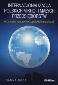 Internacjonalizacja polskich mikro- - okładka książki