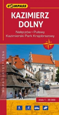 Kazimierz Dolny mapa turystyczna - okładka książki