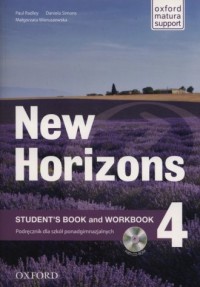New Horizons 4. Szkoły ponadgimnazjalne. - okładka podręcznika