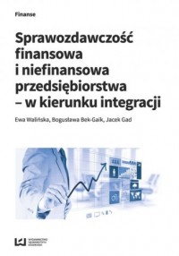 Sprawozdawczość finansowa i niefinansowa - okładka książki