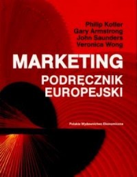 Marketing. Podręcznik europejski - okładka książki