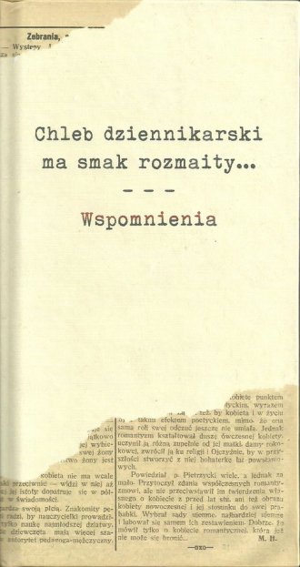 Chleb dziennikarski ma smak rozmaity... - okładka książki