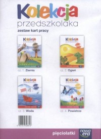 Kolekcja przedszkolaka Pięciolatki - okładka podręcznika