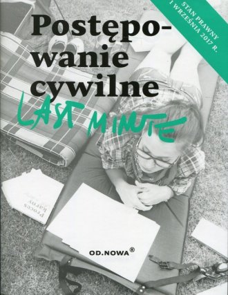 Last minute. Postępowanie cywilne. - okładka książki