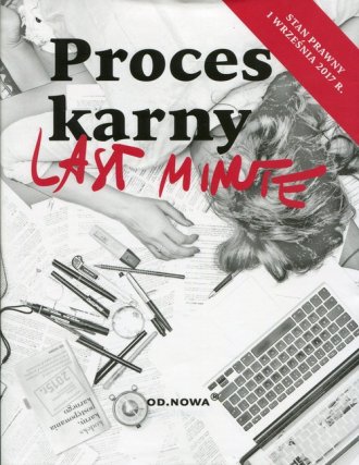 Last minute. Proces karny. Stan - okładka książki