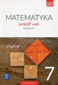 Matematyka wokół nas 7. Podręcznik. - okładka podręcznika