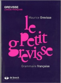 Petit grevisse Grammaire francaise - okładka podręcznika