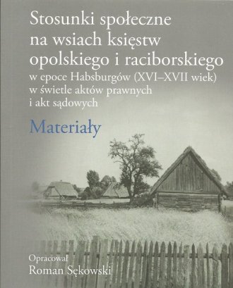 Stosunki społeczne na wsiach księstw - okładka książki