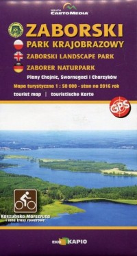 Zaborski Park Krajobrazowy mapa - okładka książki