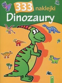 333 naklejki Dinozaury - okładka książki