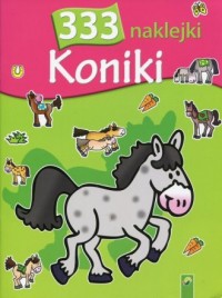 333 naklejki Koniki - okładka książki