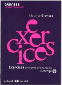 Exercices de grammaire francais - okładka podręcznika