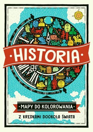 Historia. Mapy do kolorowania - - okładka książki