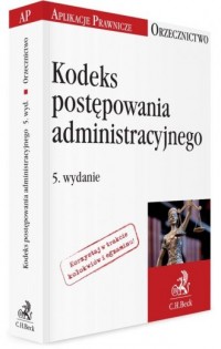 Kodeks postępowania administracyjnego. - okładka książki