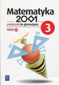 Matematyka 2001 3. Gimnazjum. Podręcznik - okładka podręcznika