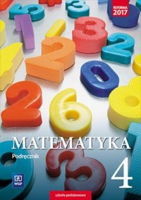 Matematyka 4. Szkoła podstawowa. - okładka podręcznika