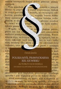 Polska myśl prawnokarna - okładka książki