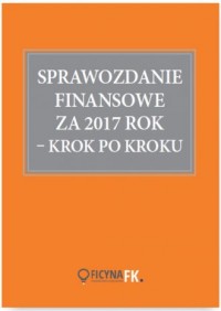 Sprawozdanie finansowe za 2017 - okładka książki