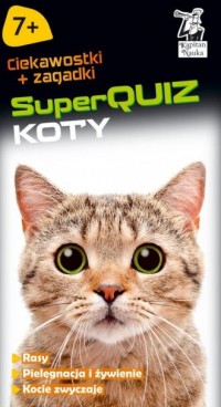 SuperQUIZ Koty - okładka książki