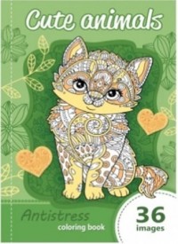 Kolorowanka antystresowa Cute animals - okładka książki