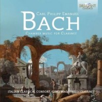 Bach chamber music for clarinet - okładka płyty