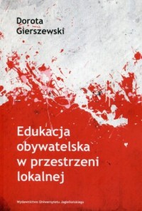 Edukacja obywatelska w przestrzeni - okładka książki