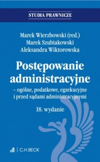 Postępowanie administracyjne - - okładka książki
