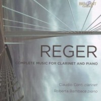 Reger complete music for clarinet - okładka płyty