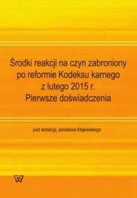 Środki reakcji na czyn zabroniony - okładka książki