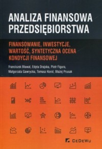 Analiza finansowa przedsiębiorstwa. - okładka książki