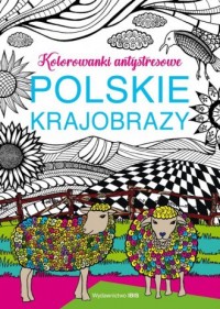 Polskie krajobrazy. Kolorowanki - okładka książki