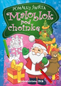 Pomaluj święta Maloblok pod choinkę - okładka książki