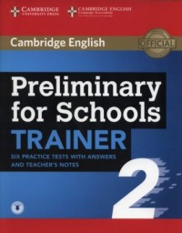 APT Preliminary for Schools Trainer - okładka podręcznika