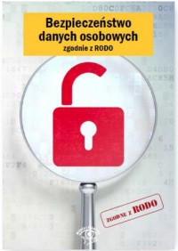 Bezpieczeństwo danych osobowych - okładka książki
