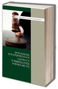 Dowodzenie w postępowaniach sądowych - okładka książki
