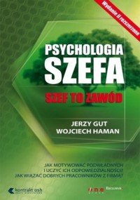 Psychologia szefa - okładka książki