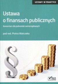 Ustawa o finansach publicznych. - okładka książki