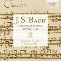 Bach sonatas & partitas for classical - okładka płyty