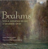 Brahms viola sonatas op.120/2 gesange - okładka płyty