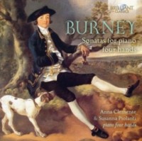 Burney sonatas for piano four hands - okładka płyty
