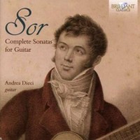 Sor grande sonatas for guitar - okładka płyty