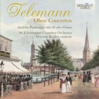 Telemann oboe concertos - okładka płyty